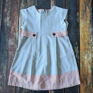 Toddler girl woven dress